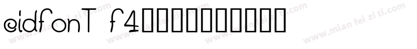cidfont f4字体下载字体转换